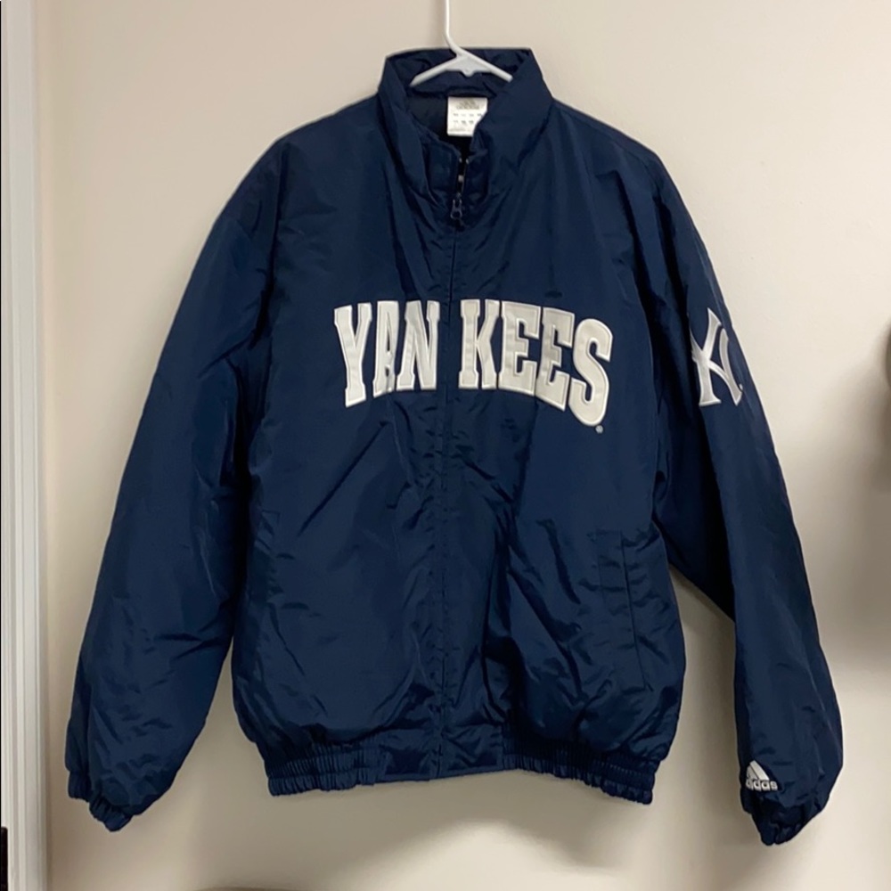 Adidas New York Yankees Puffer Jacket Size Large